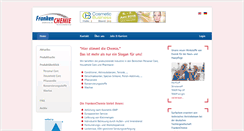 Desktop Screenshot of frankenchemie.de